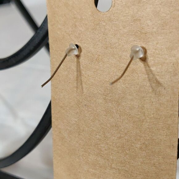 Baseball Laser Cut Wood Earrings‎ - Picture 4 of 4